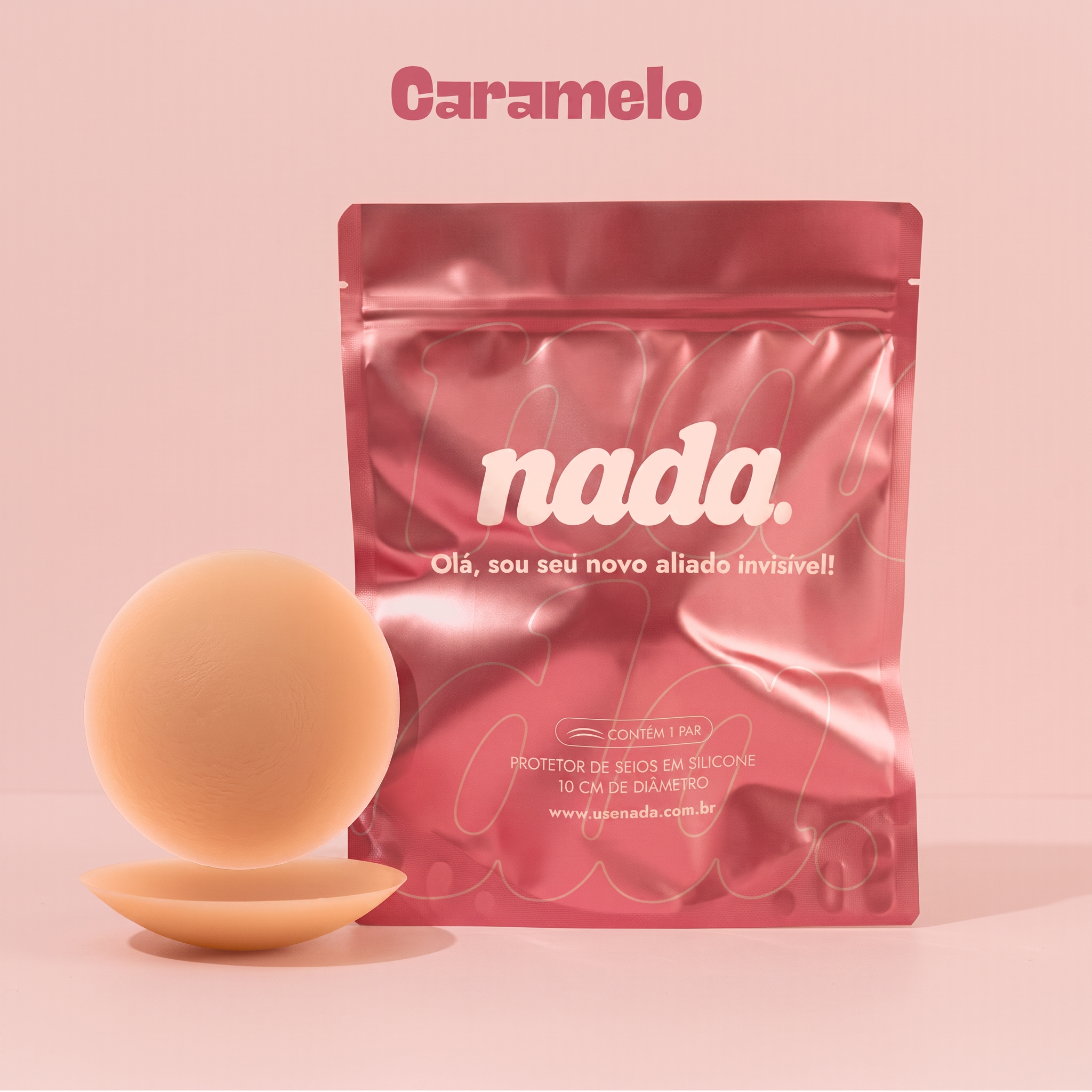 Embalagem oficial nada. com o protetor